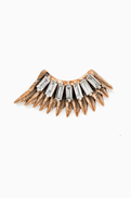 Kismet By Milka Wing Arc Diamond Single Stud Earring in 14kt Rose Gold