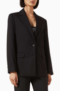 Vince Oversized Blazer in Viscose-blend