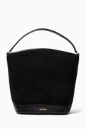 SANDRO Tangoso Bucket Bag in Suede