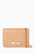 Elisabetta Franchi Flap Shoulder Bag in Faux Leather