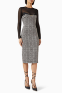 Elisabetta Franchi Python-print Dress