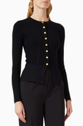 Elisabetta Franchi Logo-button Cardigan