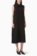 Jil Sander Collared Midi Dress