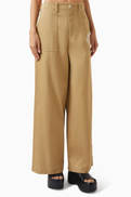 Marni Embroidered Cargo Pants in Cotton