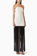 Onori Monochrome Tango Dress in Scuba