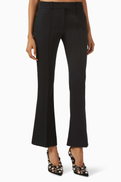 The Attico Flared Pants in Wool