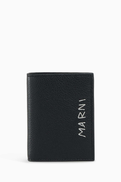 Marni Mending Logo Bifold Wallet in Leather