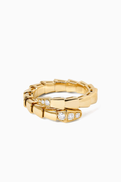 BVLGARI Serpenti Viper Diamond Ring in 18kt Gold