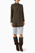 Coperni Multi-layer Dress in Flannel