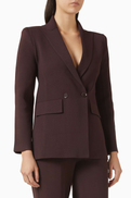 Scanlan Theodore Tailored Blazer in Crepe-knit