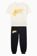 NASS Graphic-print T-shirt & Sweatpants Set