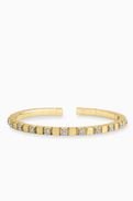ASHAHA Shiraz Diamond Bangle in 14kt Gold