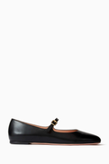 Bally Belkys Ballet Flats in Leather