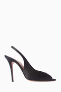 Amina Muaddi Kristina 105 Pumps in Satin
