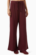 Eterne Wide-leg Sweatpants in Cotton