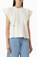 Coperni Zero Waste Adjustable T-shirt in Viscose
