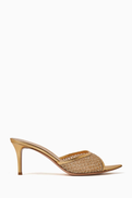 Gianvito Rossi Sienna 70 Mules in Nappa Leather