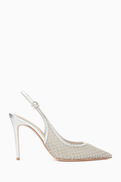 Gianvito Rossi Itaca Pumps in Silk & Leather