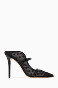 Malone Souliers Maureen 100 Mules in Floral Mesh