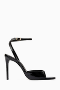 Schutz Arlette 100 Sandals in Patent Leather