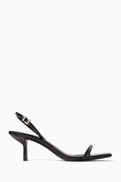 Schutz Judith 65 Slingback Sandals in Patent Leather