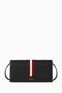 Bally Code Wallet Crossbody Bag in Leather