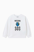 Moschino Graphic Sweatshirt in Cotton