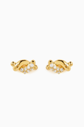Missoma Molten Snow Stud Earrings