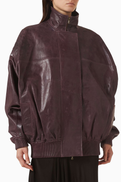 Christopher Esber Devon Bomber Jacket in Leather