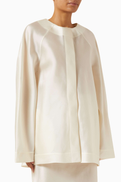 GIA STUDIOS Chieu Oversized Jacket in Vietnamese-silk
