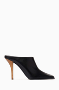 Alaïa Alaa Square-toe Mules in Leather