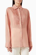 GOLDEN GOOSE Oversized Shirt in Cotton-voile
