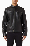Tommy Hilfiger Racer Jacket in Leather