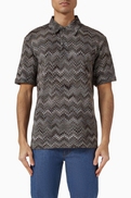 Missoni Dgrad Snake Pattern Polo Shirt