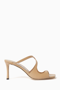 Jimmy Choo Anise 75 Sandals in Leather