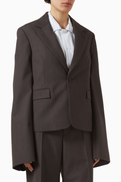 JW Anderson Single-breasted Blazer in Wool