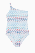Missoni Zigzag One-piece Swimsuit in Jersey