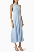 Maje Sleeveless Midi Dress
