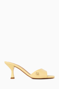Maje 60 Mules in Leather