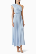 Maje One-shoulder Maxi Dress