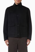 COS Double-faced Jacket in Wool-blend