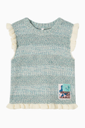 Zimmermann Knitted Top in Cotton Blend