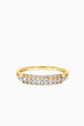 Damas Pyramid Zenith Diamond Ring in 18kt Gold