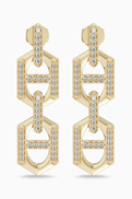 Damas Links DD Iconica Diamond Earrings in 18kt Gold