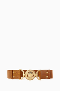 Versace Medusa '95 Belt in Croc-embossed Leather