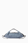 3.1 Phillip Lim Small Luna Shoulder Bag in Denim