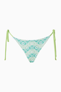 Casablanca Wavy Monogram String Bikini Briefs