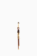 SAINT LAURENT Cassandre Keyring in Lambskin
