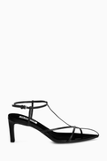 Jil Sander Pointed-toe Sandals in Leather