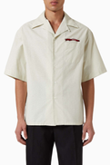 Marni Logo Camp Collar Shirt